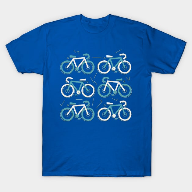 Cute Retro Bicycle Art // Cycling Lover T-Shirt by SLAG_Creative